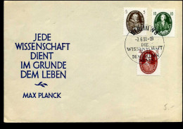 FDC - Jede Wissenschaft Dient Im Grunde Dem Leben, Max Planck - Altri & Non Classificati