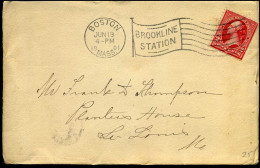 Cover From Boston, Massachusetts - Storia Postale