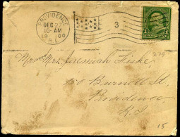 Cover From And To Providence, Rhode Island  - Storia Postale