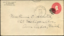 Cover From Pittsfield, Illinois To Ann Harbor, Michigan - 1901-20