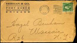 Cover From Chicago, Illinois To Wassaic, New York - Lettres & Documents