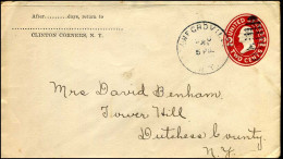 Cover From Clifton Corners, New York To Dutchess County, New York - 1901-20