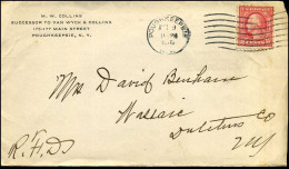 Cover From Poughkeepsie To Wassaic, New York - Storia Postale