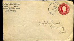 Cover From Burton, Michigan To Chesaning, Michigan - 1921-40