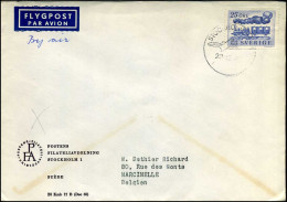 Cover From Stockholm To Marcinelle, Belgium - Covers & Documents