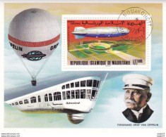 Mauritanie Graf Zeppeling Used 1976 - Zeppelin