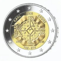 Duitsland 2023   2 Euro Commemo  Letter A - Atelier A  "Charlemagne"  UNC Uit De Rol  UNC Du Rouleaux - Germany