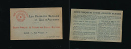 Les Premiers Secours En Cas D Accident - Sociéte Française De Secours Aux Blesses Militaires - Croix Rouge - 1913 - 1914-18
