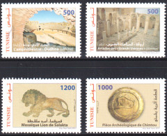 2017 - Tunisie - Sites Et Monuments Archéologiques De Tunisie - Série Complète 4V  - MNH***** - Tunesien (1956-...)