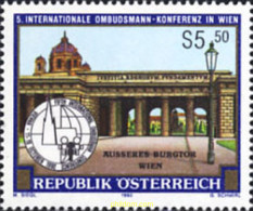 121137 MNH AUSTRIA 1992 5 CONFERENCIA INTERNACIONAL DE MEDIADORES - Ongebruikt