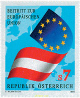 121219 MNH AUSTRIA 1995 ADHESION A LA UNION EUROPEA - Unused Stamps