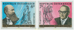121237 MNH AUSTRIA 1995 CENTENARIO DE LA MUERTE DE FRANZ VON SUPPE Y CENTENARIO DEL NACIMIENTO DE NICO DOSTAL - Unused Stamps