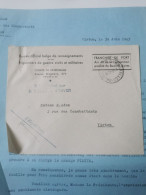 Lettre, Virton 1943. Bureau.. Prisonniersbde Guerre Civils Et Militaires - Guerre 40-45 (Lettres & Documents)