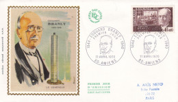 FDC 1970 AMIENS BRANLY - 1970-1979