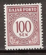 Indonesia 1969 Port Tax Due ZBL 46 MNH/** Postfris - Indonesia