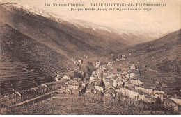 VALLERAUGUE - Vue Panoramique - Perspective Du Massif De L'Aigoual Sous La Neige - Très Bon état - Valleraugue