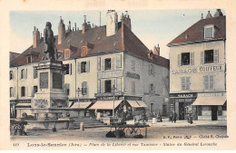 LONS LE SAUNIER - Place De La Liberté - Statue Du Général Lecourbe - Très Bon état - Lons Le Saunier