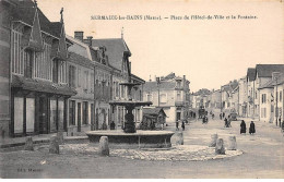 SERMAIZE LES BAINS - Place De L'Hôtel De Ville Et La Fontaine - Très Bon é Tat - Sermaize-les-Bains