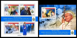 Liberia 2023 Pope John Paul II, (411) OFFICIAL ISSUE - Papi