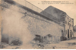 Les Emeutes En Champagne 1911 - AY - Aspectu Du Boulevard Du Nord - Celliers De M. Ducoin - Très Bon état - Ay En Champagne