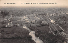 DOMFRONT - Vue Panoramique, Côté De La Gare - Très Bon état - Domfront