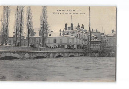 MELUN - Crue De La Seine 1910 - Pont De L'ancien Châtelet - Très Bon état - Melun