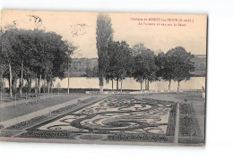 Château De ROSNY SUR SEINE - Le Parterre Et Vue Sur La Seine - Très Bon état - Rosny Sur Seine