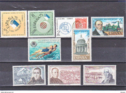 ESPAGNE 1974  Yvert 1828 + 1832-1838 + 1857 NEUF** MNH - Unused Stamps