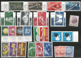 Suisse 1948 To 1959 Propaganda Television Europa Railways UPU Etc  Lot Of MNH** Sets ( Some X2or3) - Collections