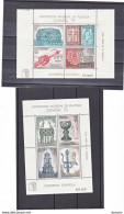 ESPAGNE 1975 EXPOSITION PHILATELIQUE Yvert BF 25-26, Michel Bl 19-20 NEUF** MNH Cote Yv 24 Euros - Unused Stamps