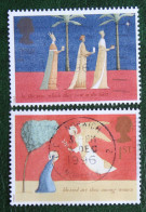 Kerst Noel Xmas Weihnachten Mi 1662-1663 Yv 1920-21 1996 Used Gebruikt Oblitere ENGLAND GRANDE-BRETAGNE GB GREAT BRITAIN - Used Stamps