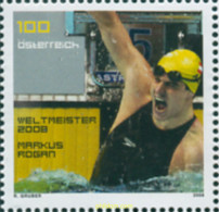 229292 MNH AUSTRIA 2008 MARKUS ROGAN - NADADOR - Nuovi