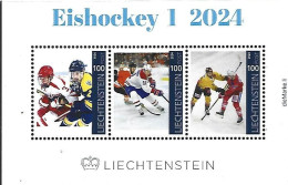 Liechtenstein  2024-1 IJshockey Ice Hockey Blok-m/s    Postfris/mnh - Unused Stamps