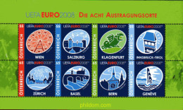 235509 MNH AUSTRIA 2008 FUTBOL EURO 2008 - Nuovi