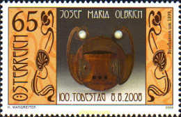 242493 MNH AUSTRIA 2008 PERSONAJES. JOSEF MARIA OLBRICH, ARQUITECTO - Nuovi