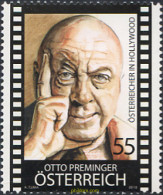 242773 MNH AUSTRIA 2010 CINE - OTTO PREMINGER (1905-1986) - Nuovi