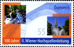 252507 MNH AUSTRIA 2010 CENTENARIO DE LA SEGUNDA ACOMETIDA DEL AGUA A VIENA - Nuovi