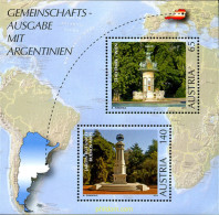 255488 MNH AUSTRIA 2010 PARQUES DE AUSTRIA Y ARGENTINA - Nuovi