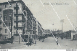 Be14 Cartolina Savona Citta' Corso Cristoforo Colombo Tram - Savona