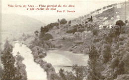 VILA COVA DO ALVA, Arganil - Vista Parcial Do Rio Alva E Trecho Da Vila  (2 Scans) - Coimbra