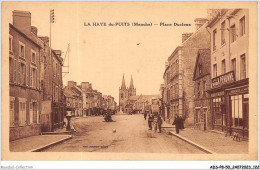 ADSP8-50-0734 - LA HAYE-DU-PUITS - Place Ducloux - Coutances