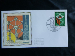 1975 1746 FDC Zijde /FDC Soie , Marchinelle : "Themabelga" - 1971-1980