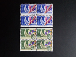 ISLAND MI-NR. 578-579 GESTEMPELT(USED) 4er BLOCK EUROPA 1982 HISTORISCHE EREIGNISSE - 1982