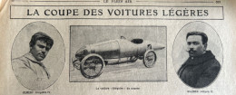 1911 AUTOMOBILE - LA COUPE DES VOITURES LÉGÈRES - HEMERY - WAGNER - RIGAL - ZUCCARELLI - HANRIOT - LE PLEIN AIR - 1900 - 1949