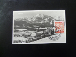 Carte Maximum Card Montagnes Mountain Mariazell Autriche Austria 1948 - Maximumkarten (MC)