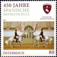 703627 MNH AUSTRIA 2015 450 ANIVERSARIO DE LA ESCUELA ESPAÑOLA DCE EQUITACIÓN - Unused Stamps