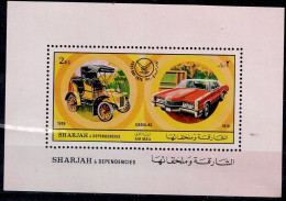 SHARJAH 1971 CARS MI No BLOCK 81 MNH VF!! - Sharjah