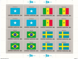 United Nations Flag Of The Nations MNH** Somalia; Senegal; Brazil; Sweden - Francobolli