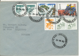Brazil Cover Sent To Denmark Sao Paulo 24-6-1982 With More Topic Stamps - Cartas & Documentos