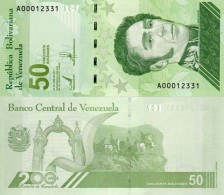 VENEZUELA 50 Bolivares Digitales 2021 P W118 UNC - Venezuela